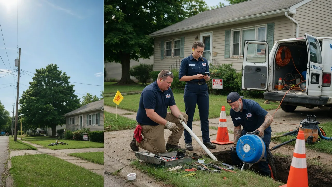 Sewer Line Repair in Evansville, IN near me